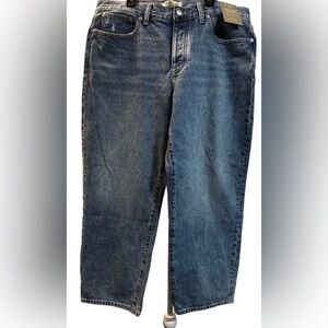 Madewell Low-slung Straight Button Fly Jeans Size 30P *NWT*